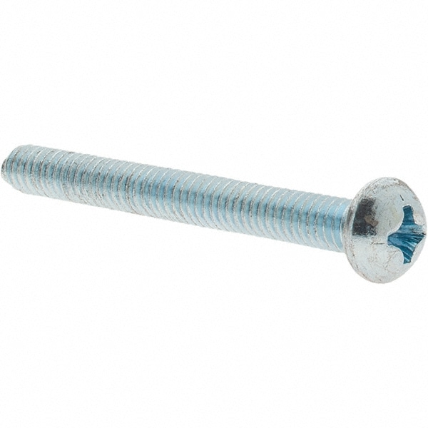 Machine Screw: #8-32 x 1-1/2" Length Under Head, Round Head, Phillips