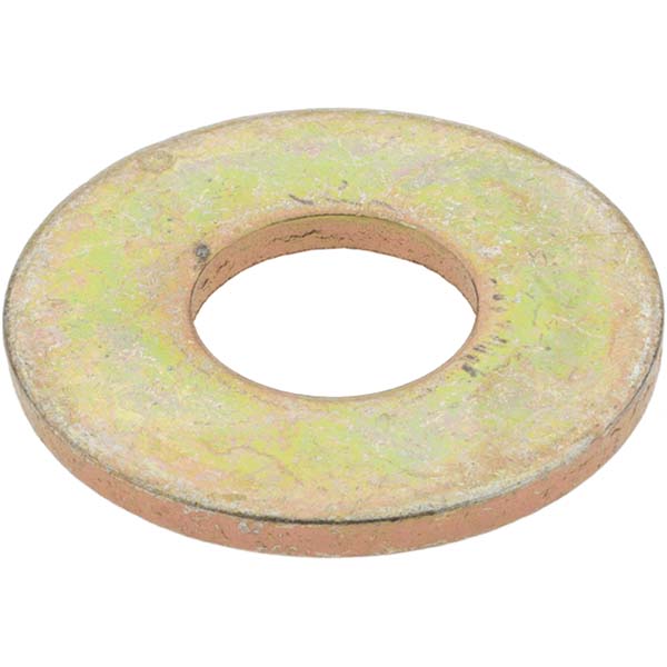 TheBoltBarn 3/4 Inch USS Flat Washers – Grade 8 Steel, Zinc Yellow Finish (Pick Quantity)