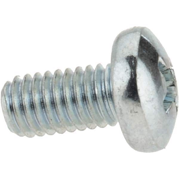 Machine Screw: #10-32 x 3/8" Length Under Head, Pan Head, Phillips