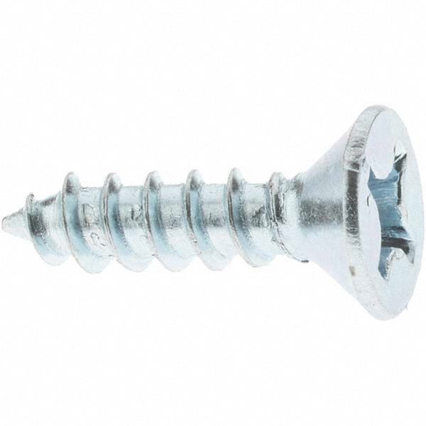 Sheet Metal Screw: #10, Flat Head, Phillips