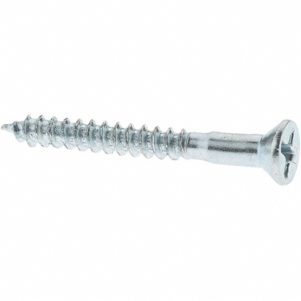 Sheet Metal Screw: #6, Flat Head, Phillips