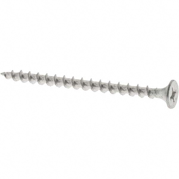 Drywall Screws; Thread Size: #6 ; Head Type: Bugle ; Drive Type: Phillips ; Finish: Dacromet ; Material: Carbon Steel ; Head Type: Bugle