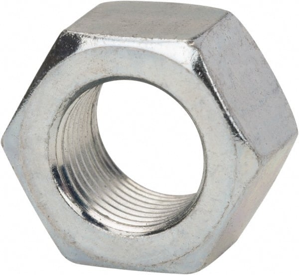 Hex Jam Nut Zinc Plated Grade A Steel Hex Nuts Qty-100 1/2"-13 UNC 