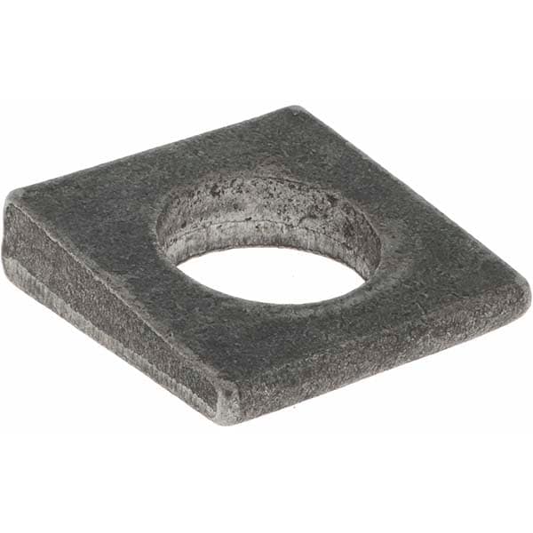 Beveled Square Washers; Material: Low Carbon Steel ; Minimum Thickness (Inch): 7/32 ; Bolt Size (Inch): 3/4 ; Inside Diameter (Inch): 13/16