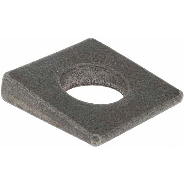 Beveled Square Washers; Material: Low Carbon Steel ; Minimum Thickness (Inch): 5/32 ; Bolt Size (Inch): 5/8 ; Inside Diameter (Inch): 11/16