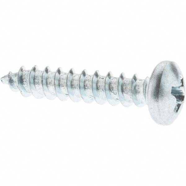 Sheet Metal Screw: #8, Pan Head, Phillips