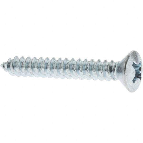 Sheet Metal Screw: #12, Flat, Oval & Pan Head, Phillips
