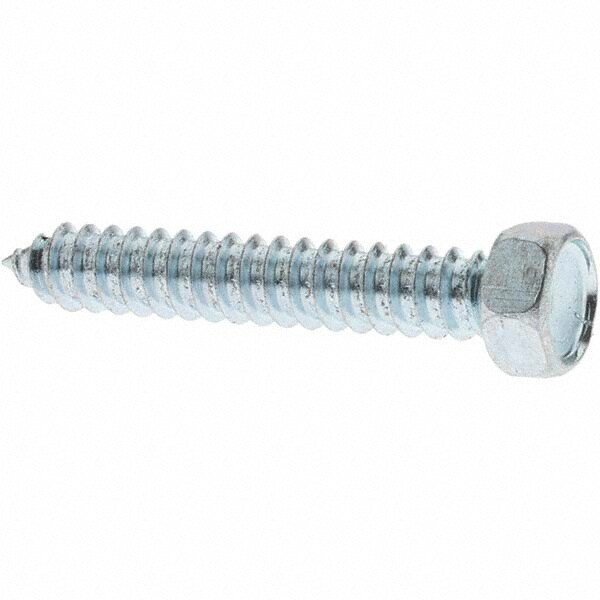 Sheet Metal Screw: 1/4, Hex Head, Hex