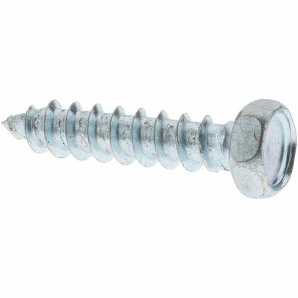 Sheet Metal Screw: #9, Hex Head, Hex
