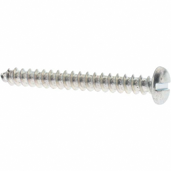 Sheet Metal Screw: #10, Pan Head, Slotted
