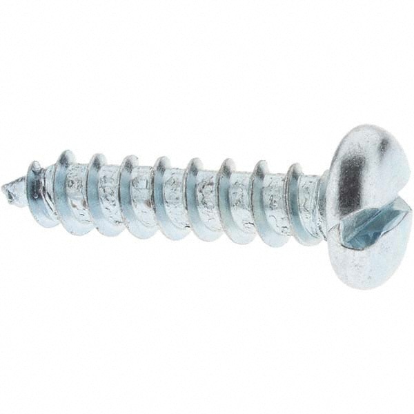 Sheet Metal Screw: #12, Pan Head, Slotted