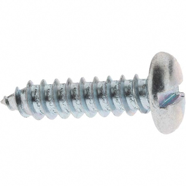 Sheet Metal Screw: #12, Pan Head, Slotted