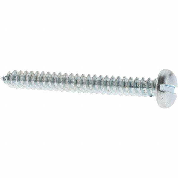 Sheet Metal Screw: #10, Pan Head, Slotted