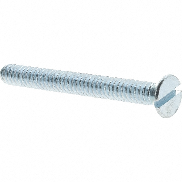 Machine Screw: #10-24 x 1-3/4" OAL, Flat Head, Slotted