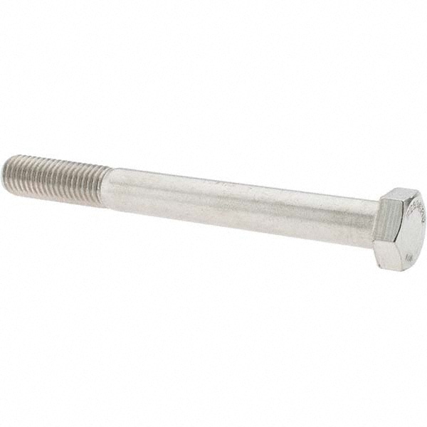 Hex Head Cap Screw: 5/8-11 x 6", Grade 316 Stainless Steel, Uncoated