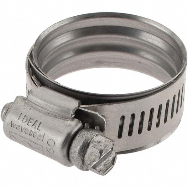 Worm Gear Clamp: SAE 16, Stainless Steel Band