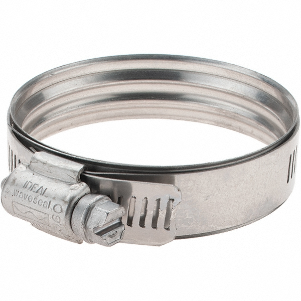 Worm Gear Clamp: SAE 36, Stainless Steel Band
