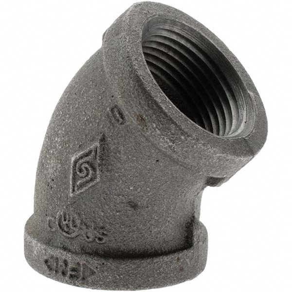 Black 45 ° Elbow: 1"