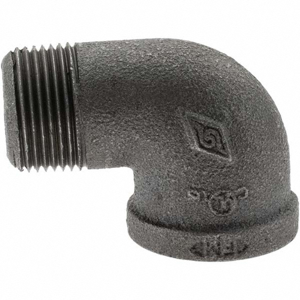 Black 90 ° Street Elbow: 1"