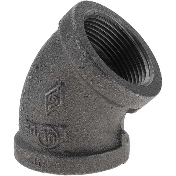 Black 45 ° Elbow: 1-1/4"