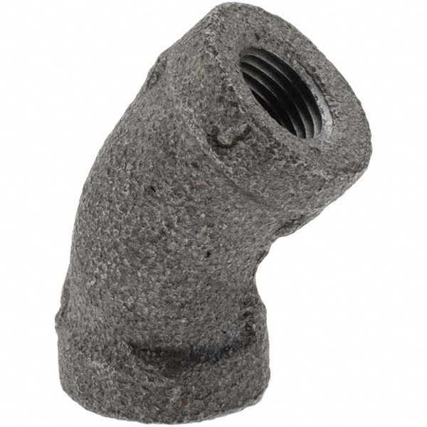 Black 45 ° Elbow: 1/8"