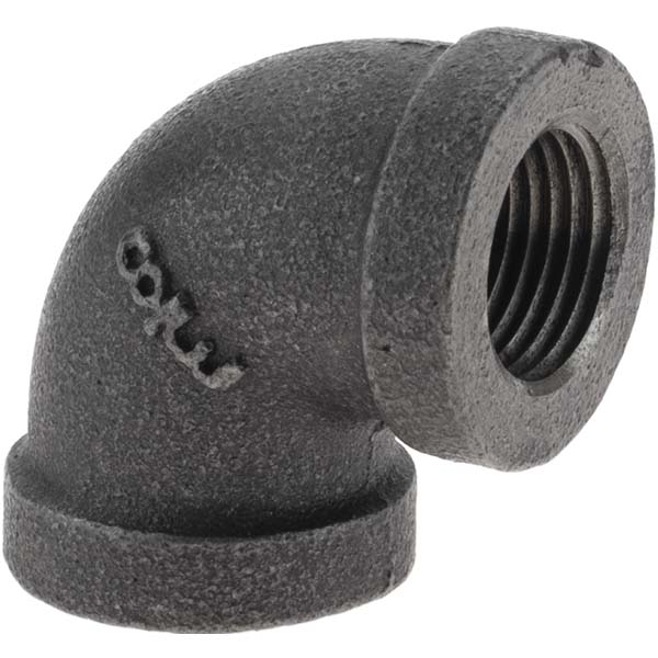 Black 90 ° Elbow: 3/8"