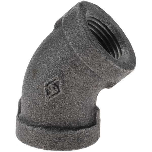 Black 45 ° Elbow: 3/8"