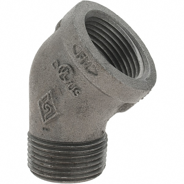 Black 45 ° Street Elbow: 1"