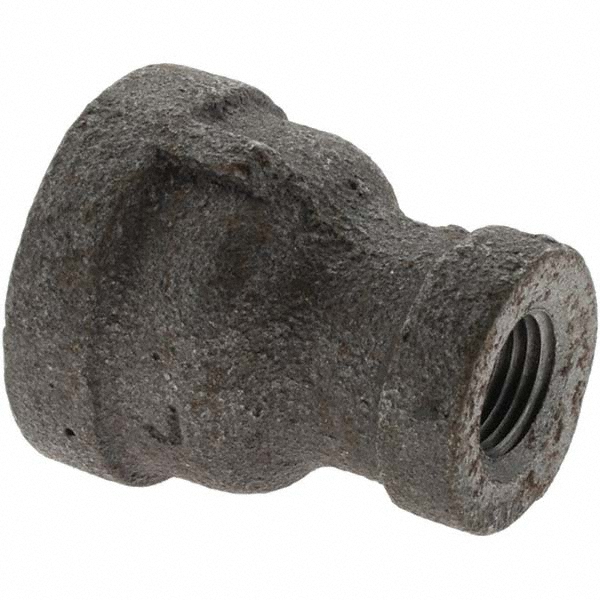 Black Reducing Coupling: 3/8 x 1/8"