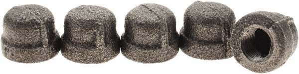Black End Cap: 1/8"