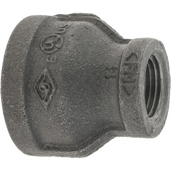 Black Reducing Coupling: 1 x 1/2"