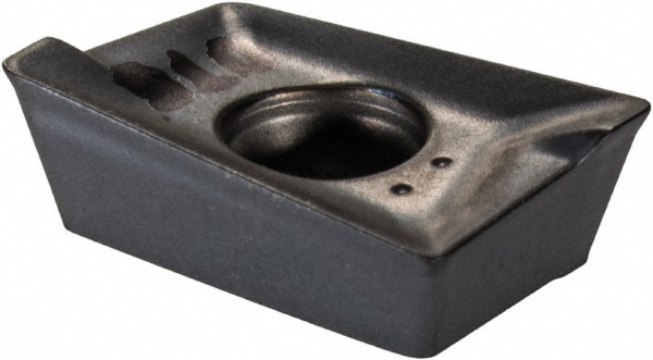 Milling Insert: ANSI APKT 1003PDTR-RM IC910, ISO APKT 1003PDTR-RM, IC910, Solid Carbide - AlTiN Finish, 0.1370" Thick, 0.2640" Wide