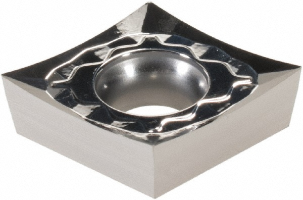 Turning Insert: CCGT 430-AS IC-20, Carbide - Bright/No Finish, 12.90 mm Long, 80.00 deg C - Diamond (Rhombic) 80-Deg, Series Isoturn