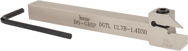 Iscar 2301418 0.591" Max Depth, 0.055" to 0.055" Width, Left Hand Indexable Grooving/Cutoff Toolholder Image