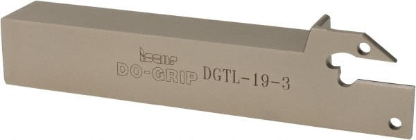 Iscar Indexable Grooving-Cutoff Toolholder: DGTL 19-3, 0.118 to 1/8″  Groove Width, Left Hand 52701505 MSC Industrial Supply