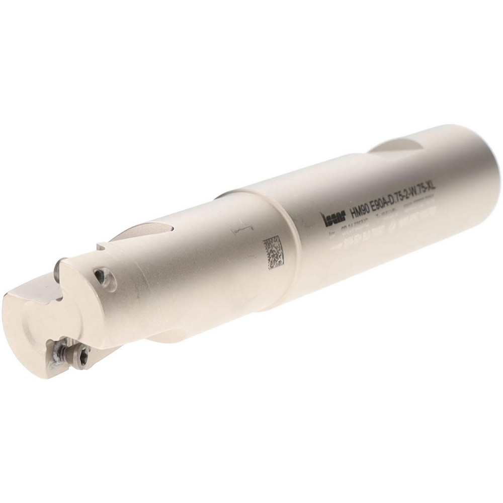 Iscar Indexable SquareShoulder End Mill HM90 E90A D.752W.75XL, 3/4