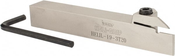 Indexable Grooving Toolholder: HELIL 19-3T20, External, Left Hand, 1.76