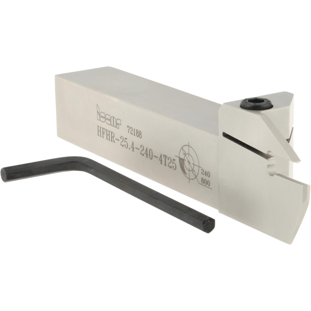 Iscar - Indexable Grooving Toolholder: HFHR 25.4-240-4T25, Right