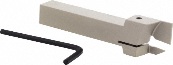 Iscar 2800721 17mm Max Depth, 2.4mm to 3.18mm Width, External Left Hand Indexable Grooving Toolholder Image