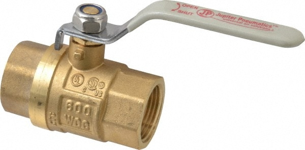 Value Collection TXSSN100 2-Way Manual Ball Valve: 1" Pipe, Full Port Image