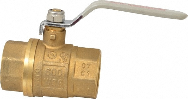 Value Collection TXSSN125 2-Way Manual Ball Valve: 1-1/4" Pipe, Full Port Image