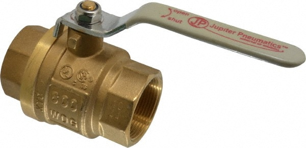 Value Collection TXSSN150 2-Way Manual Ball Valve: 1-1/2" Pipe, Full Port Image