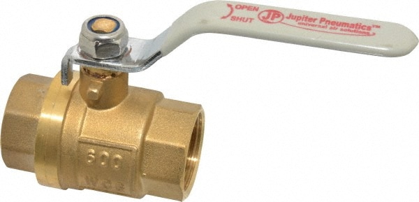 Value Collection TXMN100 1" Pipe, Full Port, Brass Full Port Ball Valve Image