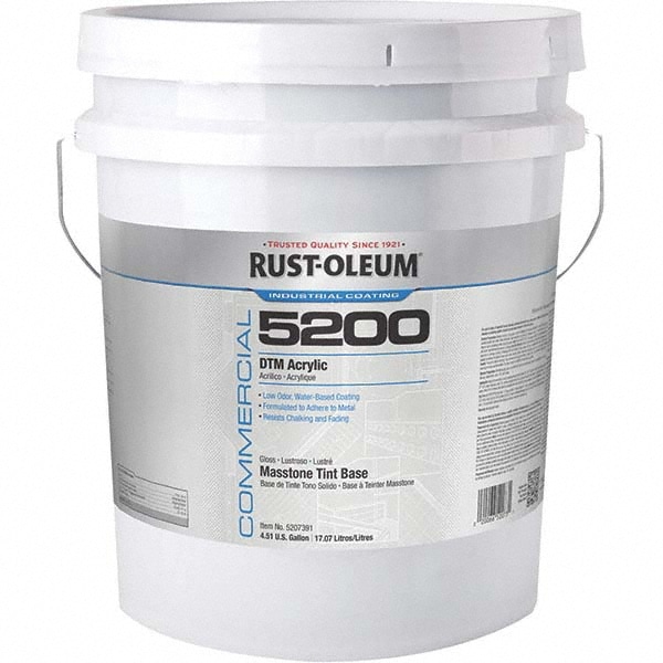 Rust-Oleum 5207391 Acrylic Enamel Paint: 50 gal, Semi-Gloss, Masstone Image