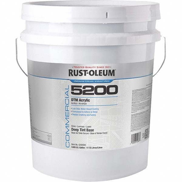 Rust-Oleum 5208394 Acrylic Enamel Paint: 50 gal, Semi-Gloss, Deep Tint Base Image