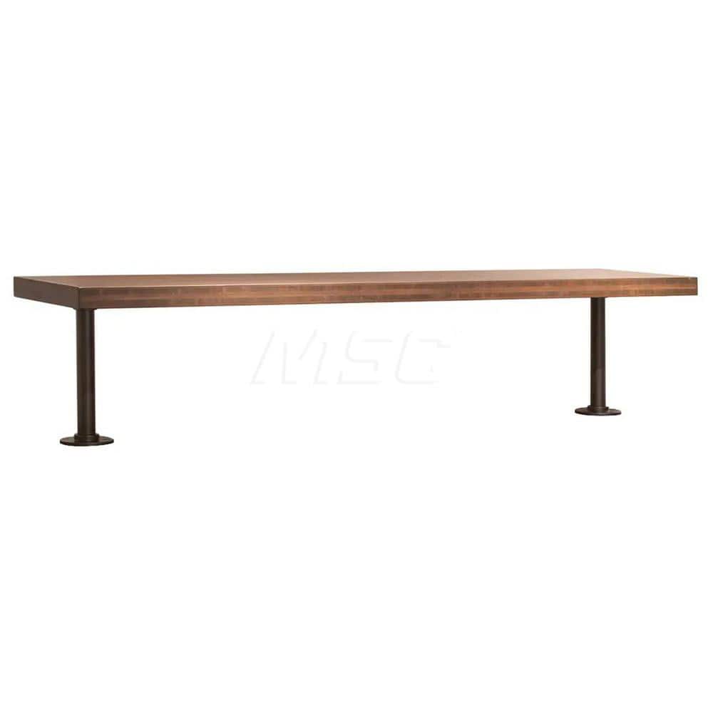 Nesting Topper Table: Dark Brown Table Top, 54" OAL, 14" OAW, 12" OAH