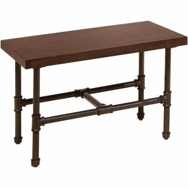 Display Table: Dark Brown Table Top, 28" OAL, 16" OAW, 18" OAH