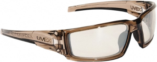 Uvex - Safety Glasses: Scratch-Resistant, Polycarbonate, Clear Mirror ...