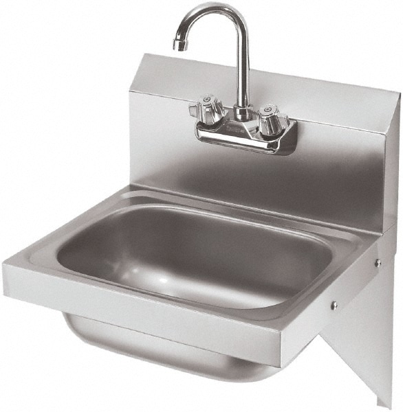 Krowne - Hand Sink with Side Support: 304 Stainless Steel | MSC Direct