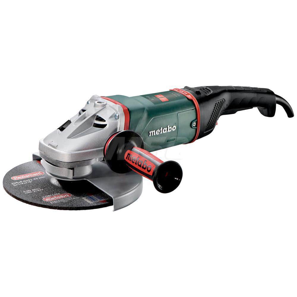 Metabo 606467420 Corded Angle Grinder: 9" Wheel Dia, 6,600 RPM, 5/8-11 Spindle 